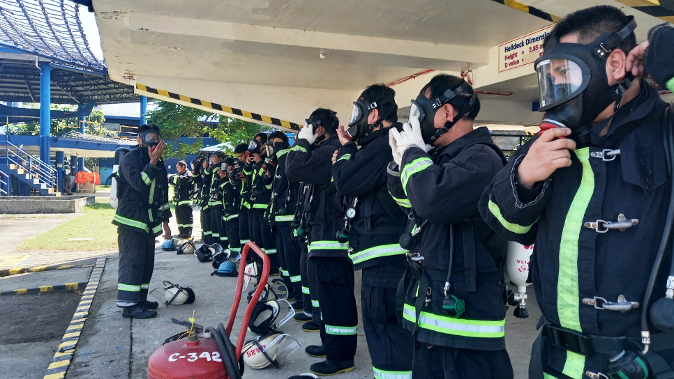 MICT HSE, ERT hold emergency response training ICTSI